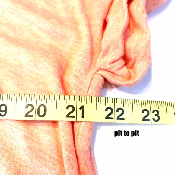 Lou & Grey Women's Hi-Low Tunic Tee Coral  Large - Picture 5 of 6